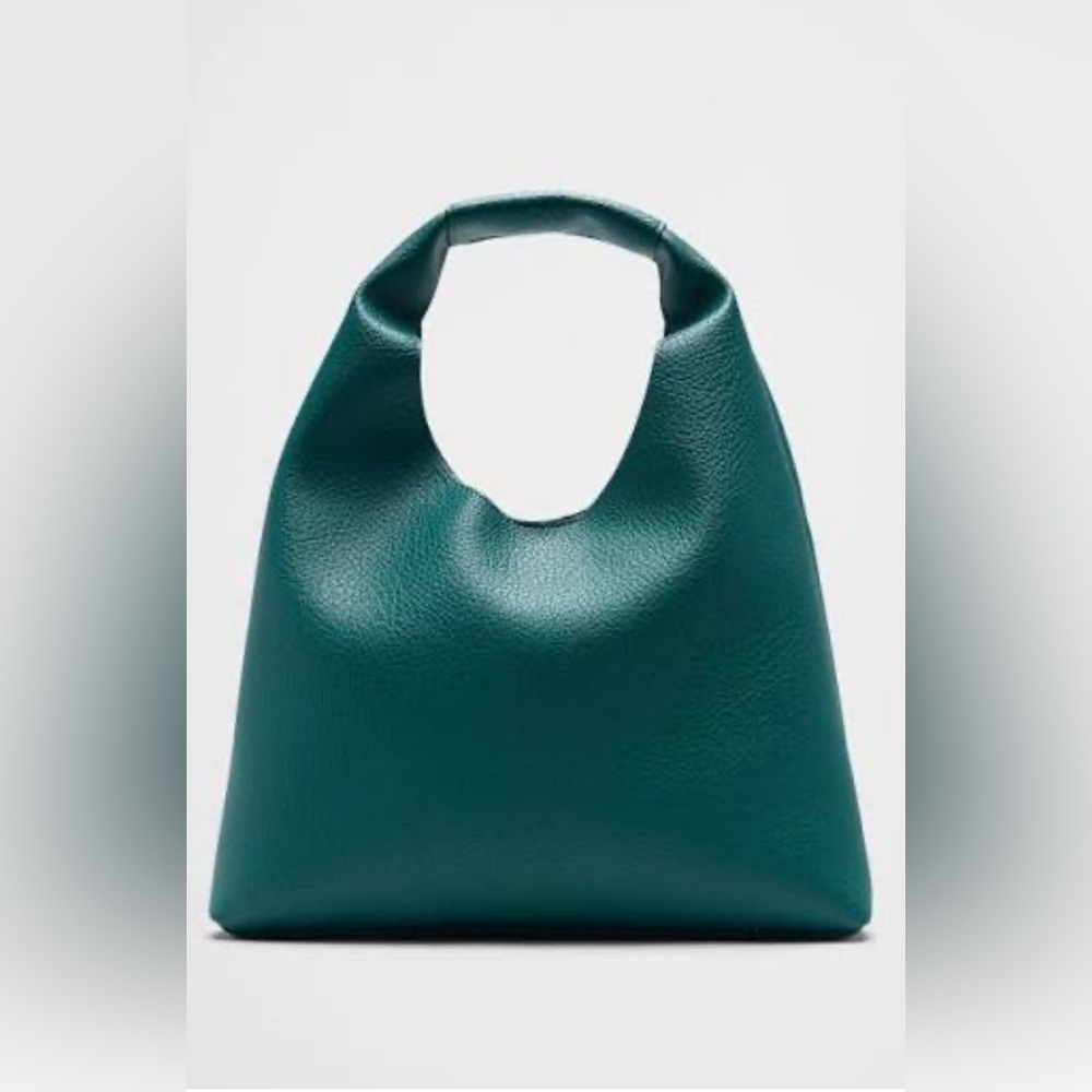 VEGAN LEATHER MINI SLOUCHY TOTE - Aviator Blue, ***NWOT*** ADDED PICS!!